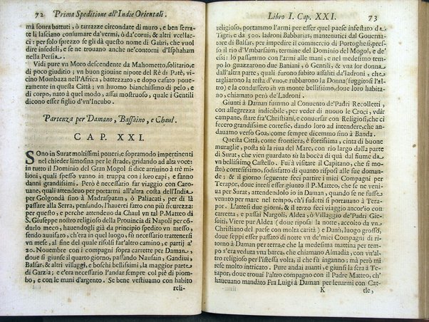 Prima speditione all'Indie Orientali del p.f. Giuseppe di Santa Maria, carmelitano scalzo, delegato apostolico ne' regni de' Malauari. Ordinata da nostro signore Alessandro settimo