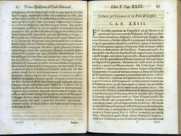 Prima speditione all'Indie Orientali del p.f. Giuseppe di Santa Maria, carmelitano scalzo, delegato apostolico ne' regni de' Malauari. Ordinata da nostro signore Alessandro settimo