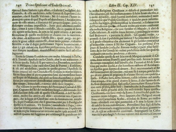Prima speditione all'Indie Orientali del p.f. Giuseppe di Santa Maria, carmelitano scalzo, delegato apostolico ne' regni de' Malauari. Ordinata da nostro signore Alessandro settimo