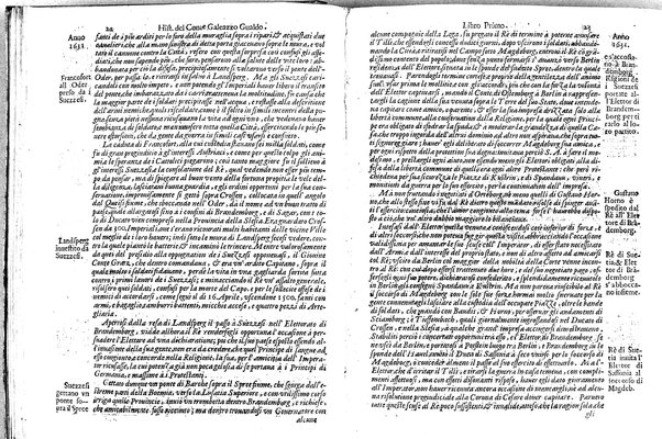 Historia delle guerre di Ferdinando 2. e Ferdinando 3. imperatori. E del re' Filippo 4. di Spagna. Contro Gostauo Adolfo re' di Suetia, e Luigi 13. re' di Francia. Successe dall'anno 1630. sino all'anno 1640. del conte Galeazzo Gualdo Priorato. ...