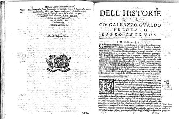 Historia delle guerre di Ferdinando 2. e Ferdinando 3. imperatori. E del re' Filippo 4. di Spagna. Contro Gostauo Adolfo re' di Suetia, e Luigi 13. re' di Francia. Successe dall'anno 1630. sino all'anno 1640. del conte Galeazzo Gualdo Priorato. ...