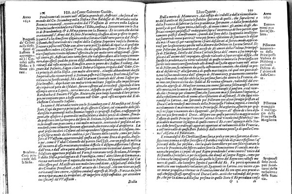 Historia delle guerre di Ferdinando 2. e Ferdinando 3. imperatori. E del re' Filippo 4. di Spagna. Contro Gostauo Adolfo re' di Suetia, e Luigi 13. re' di Francia. Successe dall'anno 1630. sino all'anno 1640. del conte Galeazzo Gualdo Priorato. ...