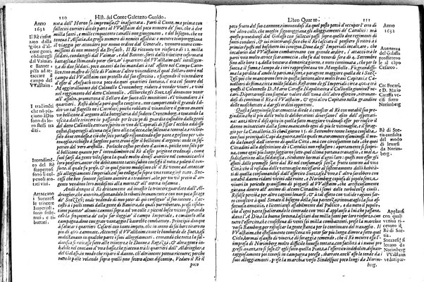 Historia delle guerre di Ferdinando 2. e Ferdinando 3. imperatori. E del re' Filippo 4. di Spagna. Contro Gostauo Adolfo re' di Suetia, e Luigi 13. re' di Francia. Successe dall'anno 1630. sino all'anno 1640. del conte Galeazzo Gualdo Priorato. ...