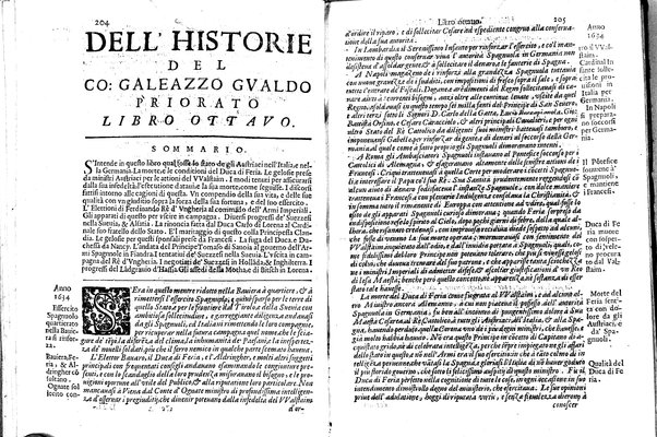 Historia delle guerre di Ferdinando 2. e Ferdinando 3. imperatori. E del re' Filippo 4. di Spagna. Contro Gostauo Adolfo re' di Suetia, e Luigi 13. re' di Francia. Successe dall'anno 1630. sino all'anno 1640. del conte Galeazzo Gualdo Priorato. ...