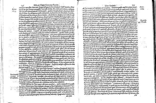 Historia delle guerre di Ferdinando 2. e Ferdinando 3. imperatori. E del re' Filippo 4. di Spagna. Contro Gostauo Adolfo re' di Suetia, e Luigi 13. re' di Francia. Successe dall'anno 1630. sino all'anno 1640. del conte Galeazzo Gualdo Priorato. ...