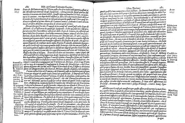 Historia delle guerre di Ferdinando 2. e Ferdinando 3. imperatori. E del re' Filippo 4. di Spagna. Contro Gostauo Adolfo re' di Suetia, e Luigi 13. re' di Francia. Successe dall'anno 1630. sino all'anno 1640. del conte Galeazzo Gualdo Priorato. ...