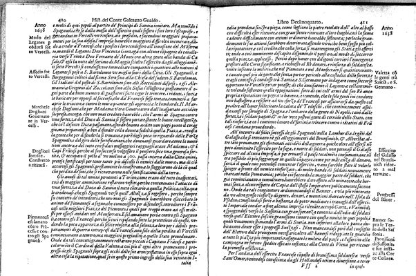 Historia delle guerre di Ferdinando 2. e Ferdinando 3. imperatori. E del re' Filippo 4. di Spagna. Contro Gostauo Adolfo re' di Suetia, e Luigi 13. re' di Francia. Successe dall'anno 1630. sino all'anno 1640. del conte Galeazzo Gualdo Priorato. ...