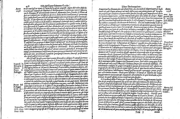 Historia delle guerre di Ferdinando 2. e Ferdinando 3. imperatori. E del re' Filippo 4. di Spagna. Contro Gostauo Adolfo re' di Suetia, e Luigi 13. re' di Francia. Successe dall'anno 1630. sino all'anno 1640. del conte Galeazzo Gualdo Priorato. ...