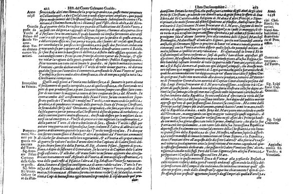 Historia delle guerre di Ferdinando 2. e Ferdinando 3. imperatori. E del re' Filippo 4. di Spagna. Contro Gostauo Adolfo re' di Suetia, e Luigi 13. re' di Francia. Successe dall'anno 1630. sino all'anno 1640. del conte Galeazzo Gualdo Priorato. ...