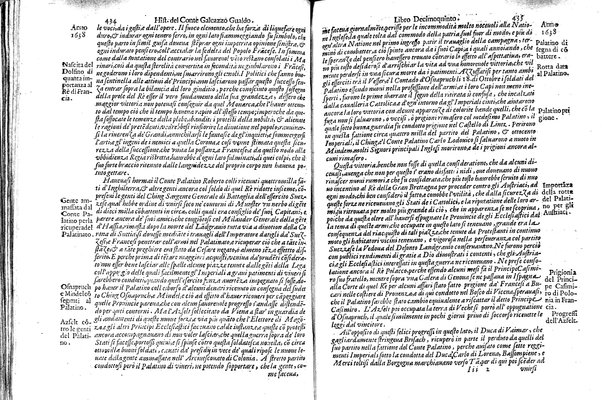 Historia delle guerre di Ferdinando 2. e Ferdinando 3. imperatori. E del re' Filippo 4. di Spagna. Contro Gostauo Adolfo re' di Suetia, e Luigi 13. re' di Francia. Successe dall'anno 1630. sino all'anno 1640. del conte Galeazzo Gualdo Priorato. ...