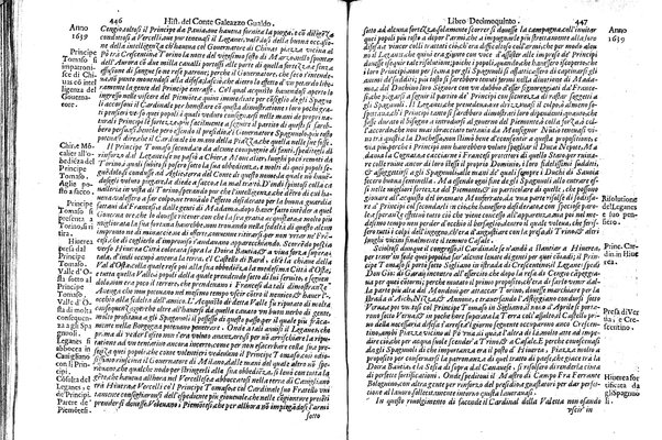 Historia delle guerre di Ferdinando 2. e Ferdinando 3. imperatori. E del re' Filippo 4. di Spagna. Contro Gostauo Adolfo re' di Suetia, e Luigi 13. re' di Francia. Successe dall'anno 1630. sino all'anno 1640. del conte Galeazzo Gualdo Priorato. ...