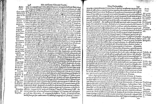 Historia delle guerre di Ferdinando 2. e Ferdinando 3. imperatori. E del re' Filippo 4. di Spagna. Contro Gostauo Adolfo re' di Suetia, e Luigi 13. re' di Francia. Successe dall'anno 1630. sino all'anno 1640. del conte Galeazzo Gualdo Priorato. ...