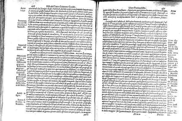 Historia delle guerre di Ferdinando 2. e Ferdinando 3. imperatori. E del re' Filippo 4. di Spagna. Contro Gostauo Adolfo re' di Suetia, e Luigi 13. re' di Francia. Successe dall'anno 1630. sino all'anno 1640. del conte Galeazzo Gualdo Priorato. ...