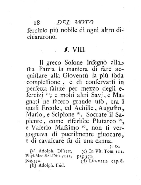 Riflessioni sopra gli effetti del moto a cavallo di Giuseppe Benvenuti dottore di medicina ...