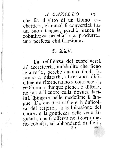 Riflessioni sopra gli effetti del moto a cavallo di Giuseppe Benvenuti dottore di medicina ...