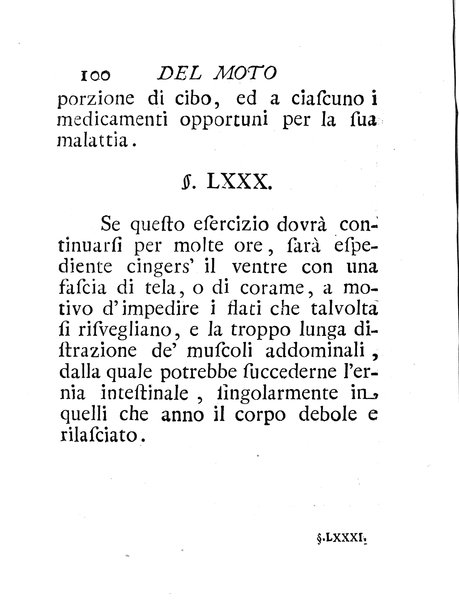 Riflessioni sopra gli effetti del moto a cavallo di Giuseppe Benvenuti dottore di medicina ...