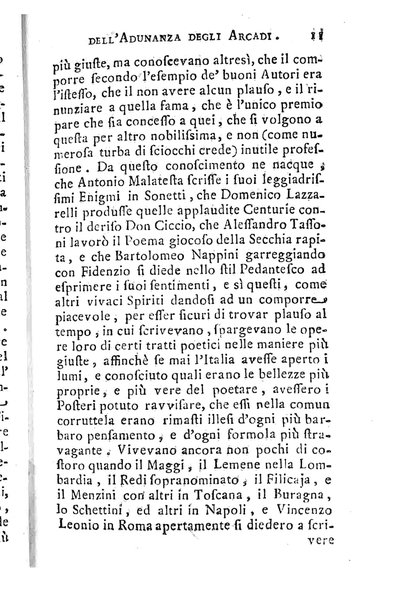 Memorie istoriche dell'adunanza degli arcadi. / [Michel Giuseppe Morei]