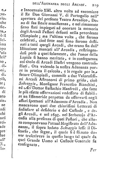 Memorie istoriche dell'adunanza degli arcadi. / [Michel Giuseppe Morei]