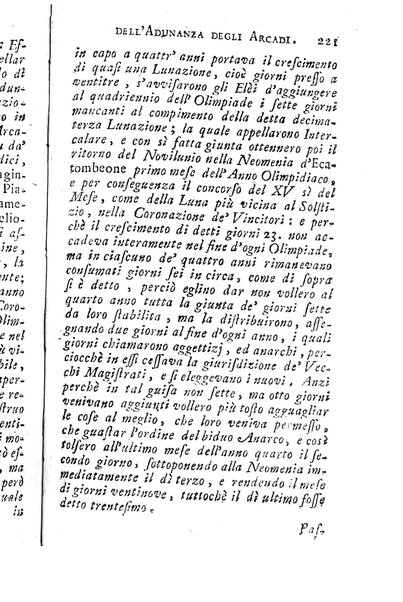 Memorie istoriche dell'adunanza degli arcadi. / [Michel Giuseppe Morei]