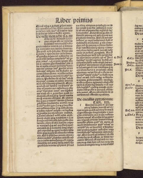 Ioannes Cassianus De Institutis cenobiorum. Origine, causis et remedijs vitiorum. Collationibus patrum