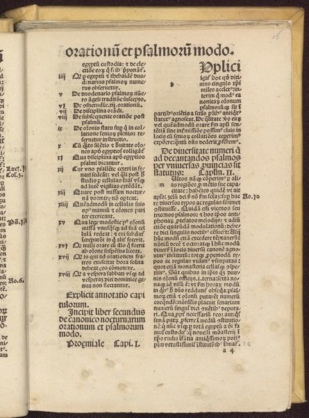 Ioannes Cassianus De Institutis cenobiorum. Origine, causis et remedijs vitiorum. Collationibus patrum