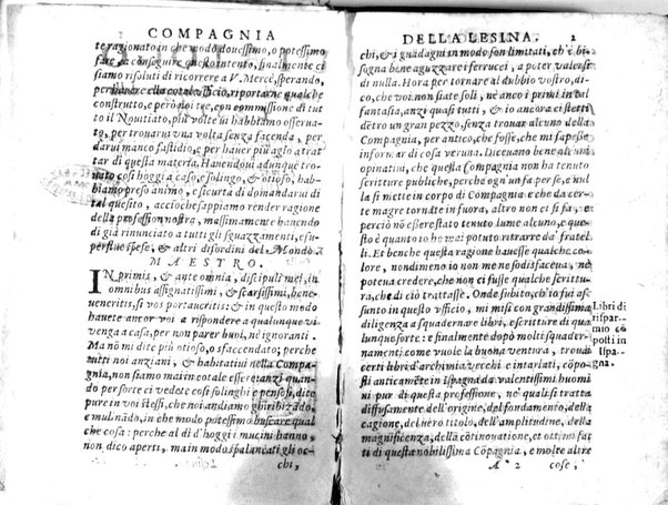 Della famosissima compagnia della Lesina dialogo, capitoli, ragionamenti, con l'assotigliamento in tredici punture della punta d'essa Lesina. Alla quale s'e rifatto il manico in trenta modi, & doppo quelli in venti altri ... Con la nuoua aggiunta del modo di ricevere li nouitij delle pene debite a' cattiui lesinanti, di tre consulti delle matrone per entrare in questa compagnia. E de gli auuertimenti sopra le malitie de' contadini. Post'insieme dall'Academico Speculatiuo, e raccolti dallo Economo della spilorceria. ...