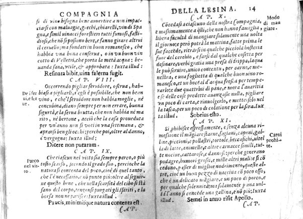 Della famosissima compagnia della Lesina dialogo, capitoli, ragionamenti, con l'assotigliamento in tredici punture della punta d'essa Lesina. Alla quale s'e rifatto il manico in trenta modi, & doppo quelli in venti altri ... Con la nuoua aggiunta del modo di ricevere li nouitij delle pene debite a' cattiui lesinanti, di tre consulti delle matrone per entrare in questa compagnia. E de gli auuertimenti sopra le malitie de' contadini. Post'insieme dall'Academico Speculatiuo, e raccolti dallo Economo della spilorceria. ...