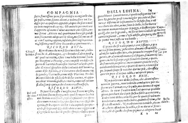 Della famosissima compagnia della Lesina dialogo, capitoli, ragionamenti, con l'assotigliamento in tredici punture della punta d'essa Lesina. Alla quale s'e rifatto il manico in trenta modi, & doppo quelli in venti altri ... Con la nuoua aggiunta del modo di ricevere li nouitij delle pene debite a' cattiui lesinanti, di tre consulti delle matrone per entrare in questa compagnia. E de gli auuertimenti sopra le malitie de' contadini. Post'insieme dall'Academico Speculatiuo, e raccolti dallo Economo della spilorceria. ...