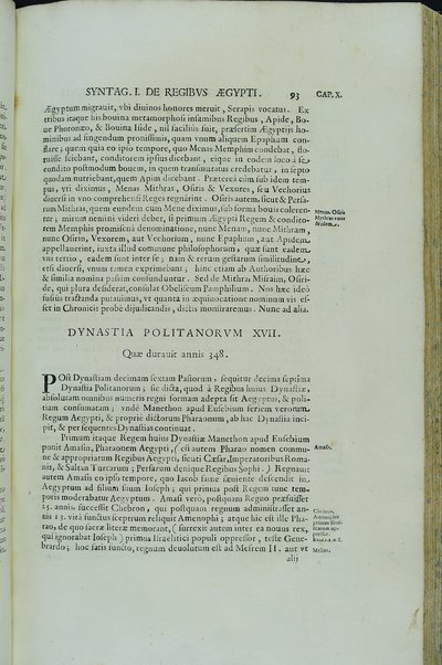[Athanasii Kircheri e Soc. Iesu, Oedipus Aegyptiacus. Hoc est Vniuersalis Hieroglyphicae Veterum doctrinae temporum iniuria abolitae instauratio. Opus ex omni orientalium doctrina & sapientia conditum, nec non viginti diuersarum linguarum authoritate stabilitum ...] 1