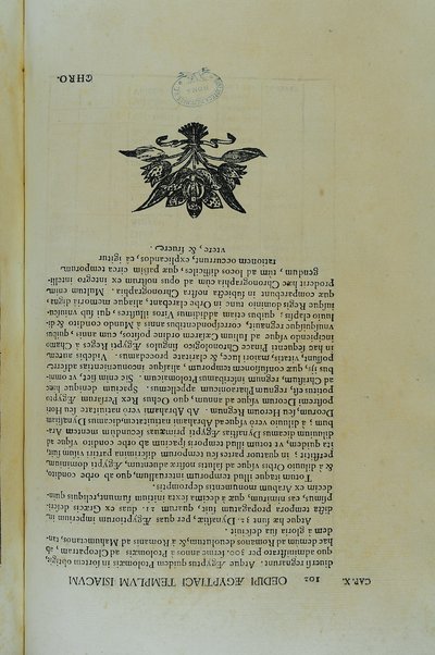 [Athanasii Kircheri e Soc. Iesu, Oedipus Aegyptiacus. Hoc est Vniuersalis Hieroglyphicae Veterum doctrinae temporum iniuria abolitae instauratio. Opus ex omni orientalium doctrina & sapientia conditum, nec non viginti diuersarum linguarum authoritate stabilitum ...] 1