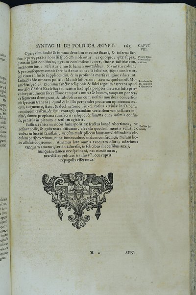 [Athanasii Kircheri e Soc. Iesu, Oedipus Aegyptiacus. Hoc est Vniuersalis Hieroglyphicae Veterum doctrinae temporum iniuria abolitae instauratio. Opus ex omni orientalium doctrina & sapientia conditum, nec non viginti diuersarum linguarum authoritate stabilitum ...] 1