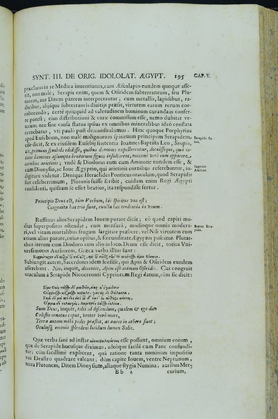 [Athanasii Kircheri e Soc. Iesu, Oedipus Aegyptiacus. Hoc est Vniuersalis Hieroglyphicae Veterum doctrinae temporum iniuria abolitae instauratio. Opus ex omni orientalium doctrina & sapientia conditum, nec non viginti diuersarum linguarum authoritate stabilitum ...] 1