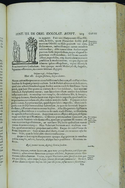 [Athanasii Kircheri e Soc. Iesu, Oedipus Aegyptiacus. Hoc est Vniuersalis Hieroglyphicae Veterum doctrinae temporum iniuria abolitae instauratio. Opus ex omni orientalium doctrina & sapientia conditum, nec non viginti diuersarum linguarum authoritate stabilitum ...] 1