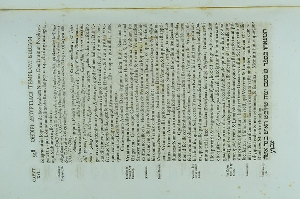 [Athanasii Kircheri e Soc. Iesu, Oedipus Aegyptiacus. Hoc est Vniuersalis Hieroglyphicae Veterum doctrinae temporum iniuria abolitae instauratio. Opus ex omni orientalium doctrina & sapientia conditum, nec non viginti diuersarum linguarum authoritate stabilitum ...] 1