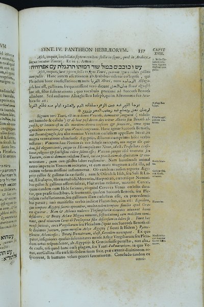 [Athanasii Kircheri e Soc. Iesu, Oedipus Aegyptiacus. Hoc est Vniuersalis Hieroglyphicae Veterum doctrinae temporum iniuria abolitae instauratio. Opus ex omni orientalium doctrina & sapientia conditum, nec non viginti diuersarum linguarum authoritate stabilitum ...] 1
