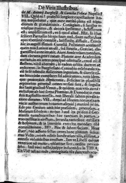 Theatri Romani orchestra Io. Baptistae Lauri Perusini dialogus de viris sui aeui doctrina illustribus Romae 1618. Opera & industria Iusti Riquii Belgae in lucem editus