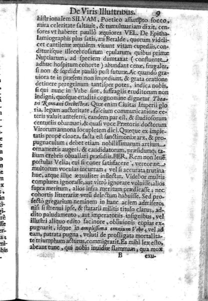 Theatri Romani orchestra Io. Baptistae Lauri Perusini dialogus de viris sui aeui doctrina illustribus Romae 1618. Opera & industria Iusti Riquii Belgae in lucem editus