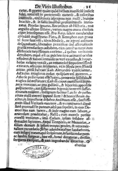 Theatri Romani orchestra Io. Baptistae Lauri Perusini dialogus de viris sui aeui doctrina illustribus Romae 1618. Opera & industria Iusti Riquii Belgae in lucem editus