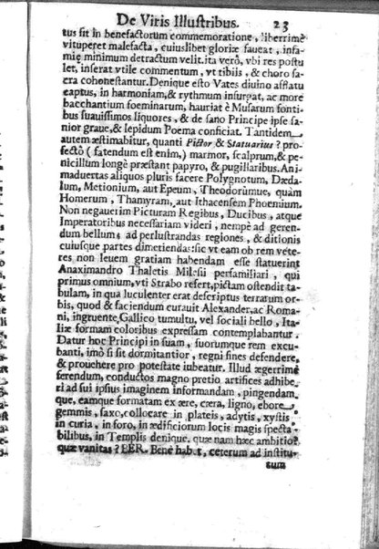 Theatri Romani orchestra Io. Baptistae Lauri Perusini dialogus de viris sui aeui doctrina illustribus Romae 1618. Opera & industria Iusti Riquii Belgae in lucem editus