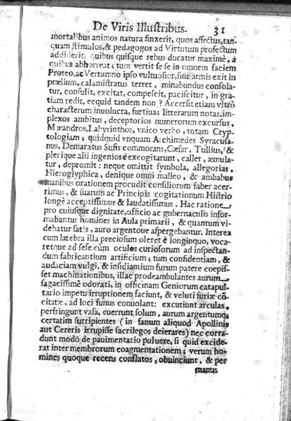 Theatri Romani orchestra Io. Baptistae Lauri Perusini dialogus de viris sui aeui doctrina illustribus Romae 1618. Opera & industria Iusti Riquii Belgae in lucem editus