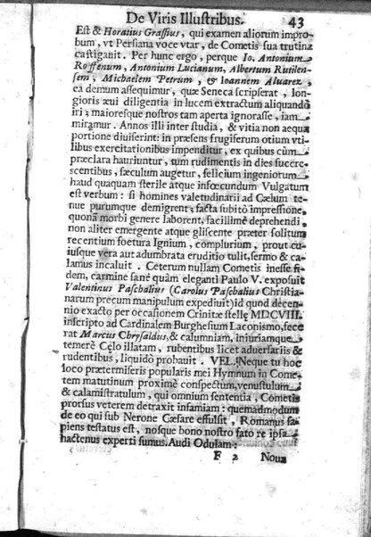 Theatri Romani orchestra Io. Baptistae Lauri Perusini dialogus de viris sui aeui doctrina illustribus Romae 1618. Opera & industria Iusti Riquii Belgae in lucem editus