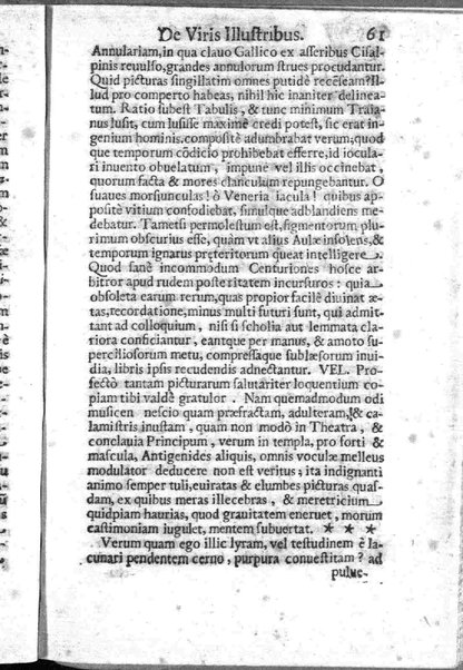 Theatri Romani orchestra Io. Baptistae Lauri Perusini dialogus de viris sui aeui doctrina illustribus Romae 1618. Opera & industria Iusti Riquii Belgae in lucem editus