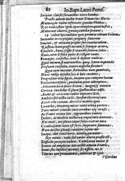 Theatri Romani orchestra Io. Baptistae Lauri Perusini dialogus de viris sui aeui doctrina illustribus Romae 1618. Opera & industria Iusti Riquii Belgae in lucem editus