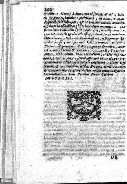 Theatri Romani orchestra Io. Baptistae Lauri Perusini dialogus de viris sui aeui doctrina illustribus Romae 1618. Opera & industria Iusti Riquii Belgae in lucem editus