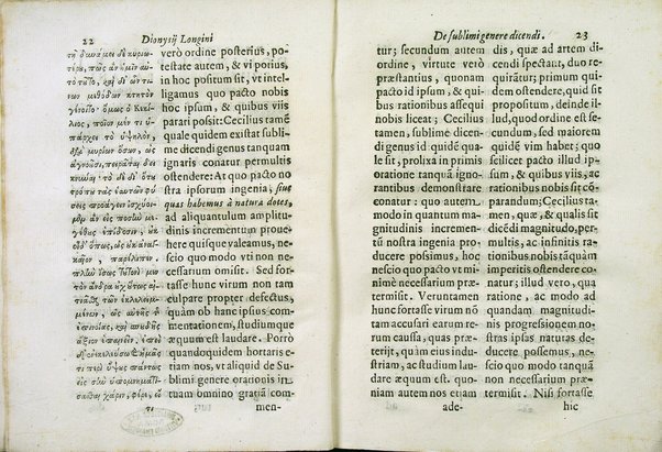 Dionysij Longini Cassij Graeci rhetoris De sublimi genere dicendi libellus nunc vltimò accurata, ac triplici in latinum expositione emissus, et luculenta praelectione illustratus cura, ac diligentia Caroli Manolesij bibliopolae