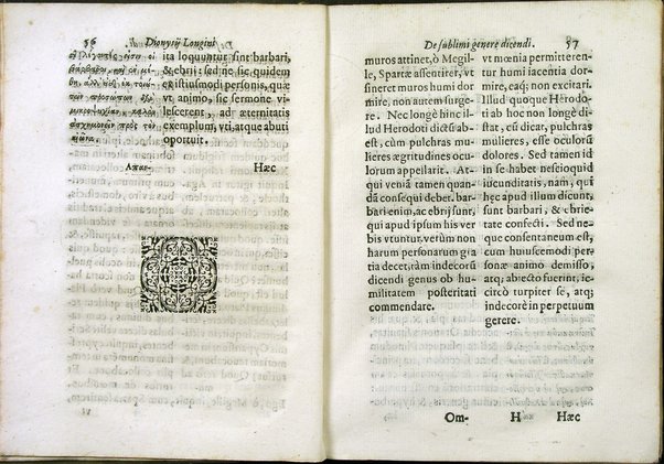 Dionysij Longini Cassij Graeci rhetoris De sublimi genere dicendi libellus nunc vltimò accurata, ac triplici in latinum expositione emissus, et luculenta praelectione illustratus cura, ac diligentia Caroli Manolesij bibliopolae