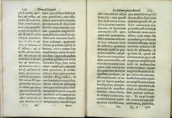 Dionysij Longini Cassij Graeci rhetoris De sublimi genere dicendi libellus nunc vltimò accurata, ac triplici in latinum expositione emissus, et luculenta praelectione illustratus cura, ac diligentia Caroli Manolesij bibliopolae