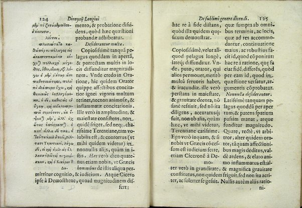 Dionysij Longini Cassij Graeci rhetoris De sublimi genere dicendi libellus nunc vltimò accurata, ac triplici in latinum expositione emissus, et luculenta praelectione illustratus cura, ac diligentia Caroli Manolesij bibliopolae