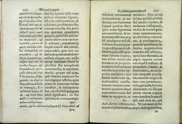 Dionysij Longini Cassij Graeci rhetoris De sublimi genere dicendi libellus nunc vltimò accurata, ac triplici in latinum expositione emissus, et luculenta praelectione illustratus cura, ac diligentia Caroli Manolesij bibliopolae
