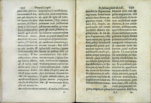 Dionysij Longini Cassij Graeci rhetoris De sublimi genere dicendi libellus nunc vltimò accurata, ac triplici in latinum expositione emissus, et luculenta praelectione illustratus cura, ac diligentia Caroli Manolesij bibliopolae